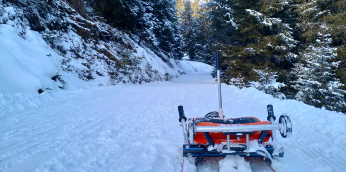 Pista bellissima con la recente nevicata!